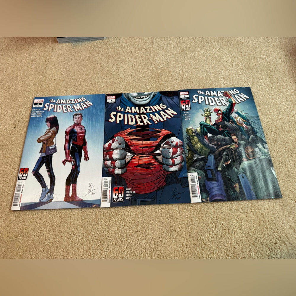 Spider man comics 2,3,4